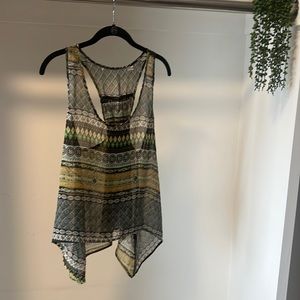 Sheer Racerback Layering Top